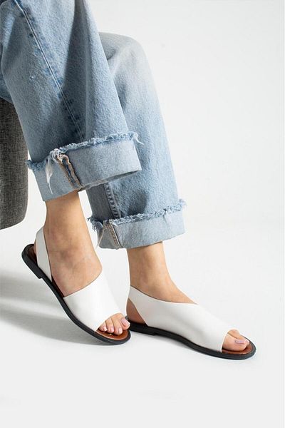 Oksit Cleopetra Model Open Sides Women's Sandals