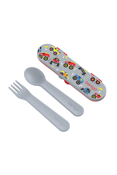 Bentgo - Kids Utensils Set - Trucks - 3pcs