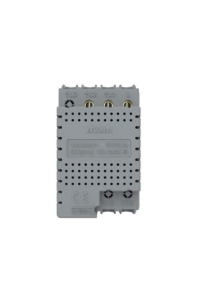 Livolo Modul intrerupator dublu cu touch Livolo standard Italian, Serie noua (Auriu)