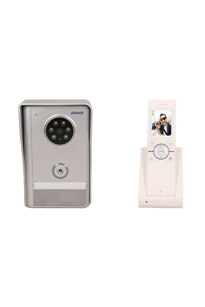 Orno Video intercom SEMIS MEMO ORNO OR-VID-XE-1051/W, color, wireless, 2.4 "LCD display, 3 ringers