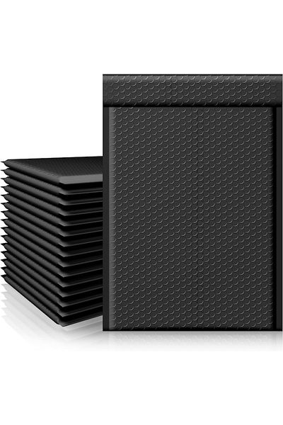 İdeas4comfort Set 10 bubble envelopes, IDEAS4COMFORT, waterproof, black, 330x400 mm