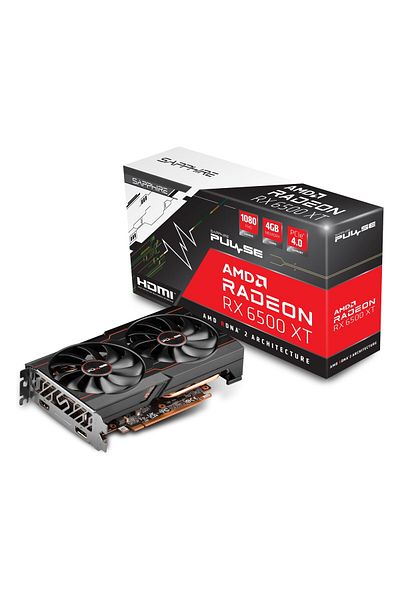 SAPPHIRE Placa video Sapphire Radeon RX 6500 XT PULSE OC 4GB GDDR6 64-bit