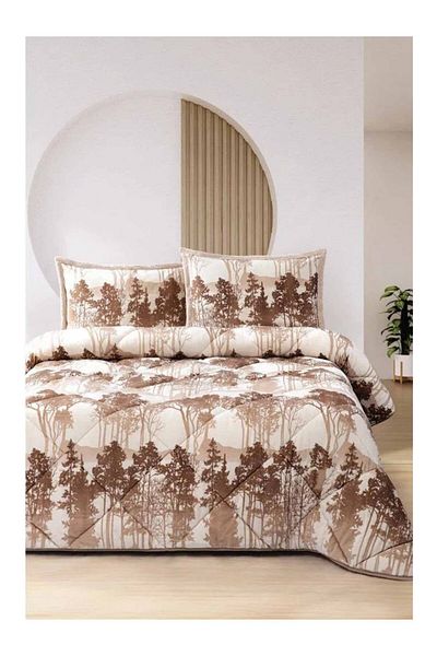 YÜNTEKS Merino Comforter Double Quilt Set Hera Beige