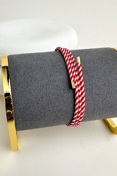 Modex Line Detail Magnet Wrapped Rope Bracelet Necklace Anklet (50cm)
