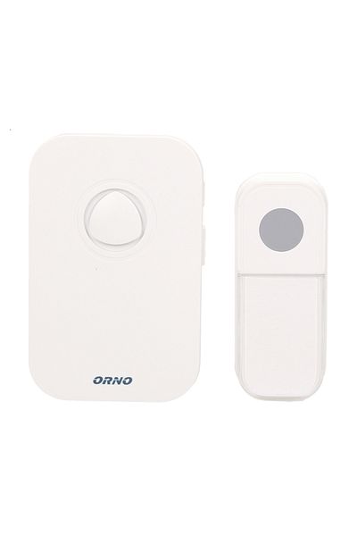 Orno Sonerie wireless FADO DC ORNO OR-DB-KF-134, alimentată cu baterie, IP44, 100 m, 36 de sonerii, control volum