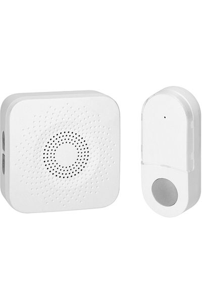 ORNO Home Sonerie wireless OR-DB-AB-169/W, alimentată de la rețea, IP44, 150 m, 32 tonuri, montare pe perete