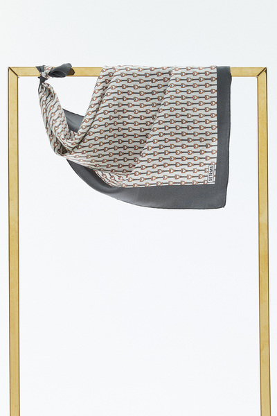 Setrms Örüntülü Twill İpek Eşarp