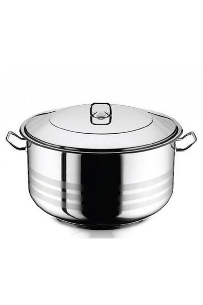 Hascevher Hascevher Perfect Gastro stainless steel pot 32x22cm 16 liters induction