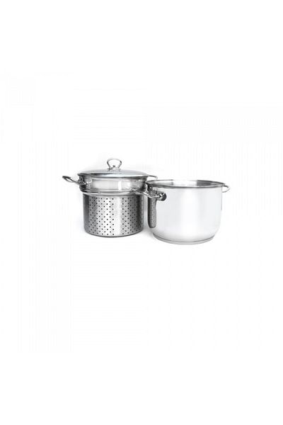 Hascevher Hascevher spaghetti pot 24cm 8l double induction