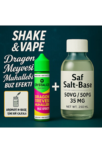 DIY Crystalize Dragon Blood 30ML + 35MG Salt Base 250 ML DIY KIT