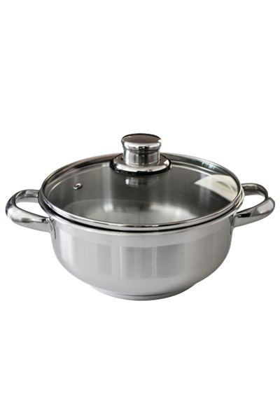 Hascevher Hascevher AYISIGI stainless steel pot 22x12cm 4 liters induction