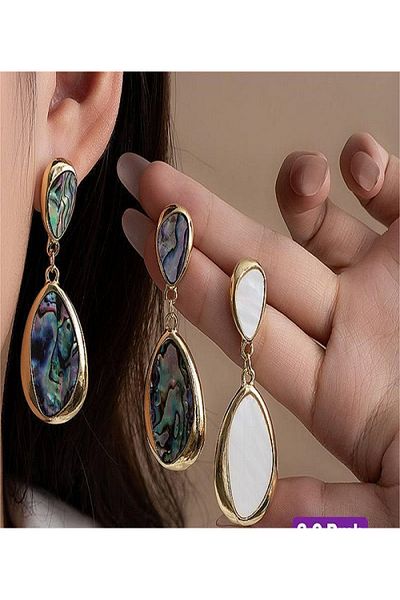 çelik takı design Decorative Tarnish Steel Earrings with Pattern