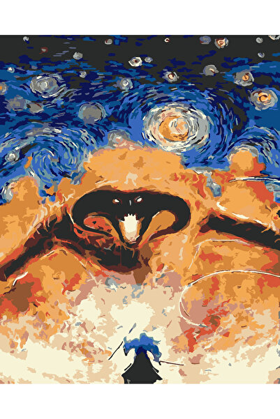 wombhobby balroklu geceler yüzüklerin efendisi Sayılarla Boyama Seti 40x50 Çe...