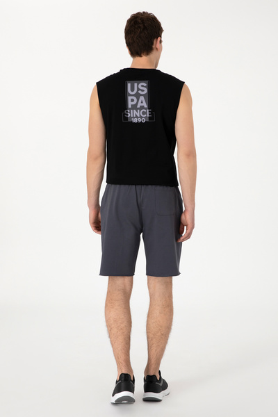 U.S. Polo Assn. Erkek Antrasit Örme Şort 50307289-VR006