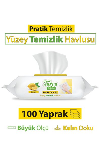 Turco Doğadan Pratik Temizlik Turco Doğadan Pratik Yüzey Temizlik Havlusu Lim...