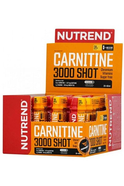 Nutrend Carnitine 3000 Shot 60 ml x 20 Pcs Pine Apple