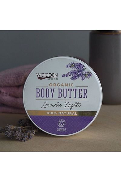Wooden Spoon Unt de corp cu lavandă și lingură de lemn 100 ml