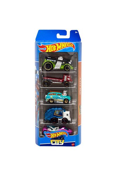 mattel Set of 5 Hot Wheels cars, HW City