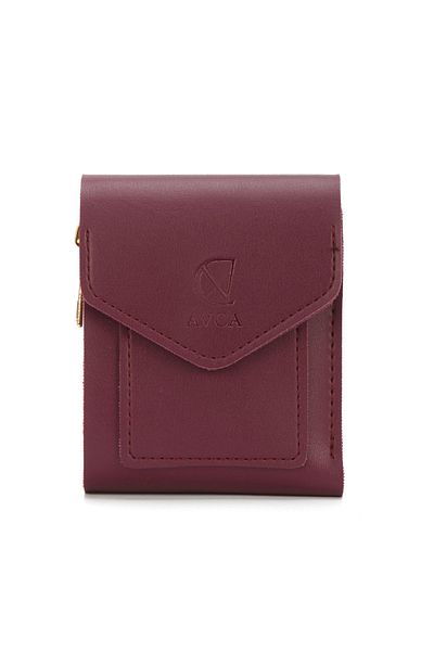 AVCA Mini Women's Wallet with Hand Wrist Strap Cash Coin Compartment Wallet