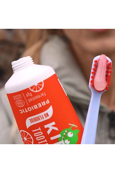 Wooden Spoon Pastă de dinți probiotică pentru copii, lingură de lemn, 50 ml