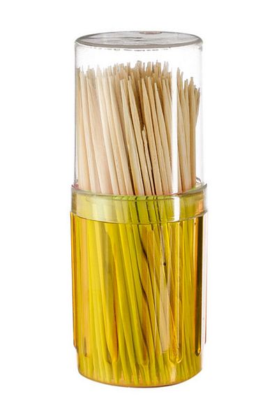 Five Simply Smart 600-Piece Disposable Bamboo Toothpicks Set