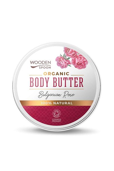 Wooden Spoon Unt de corp cu trandafir bulgăresc, lingură de lemn, 100 ml