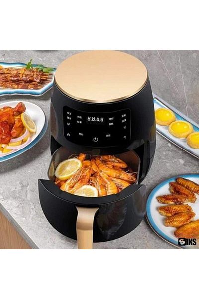 SIKS Hot Air Fryer, DIGITAL, 2400 W, Baking, Frying Function, 6l, Black