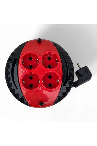 COBI SMART® Retractable extension cord 4 sockets, 5 m, elegant cable - COBI SMART®