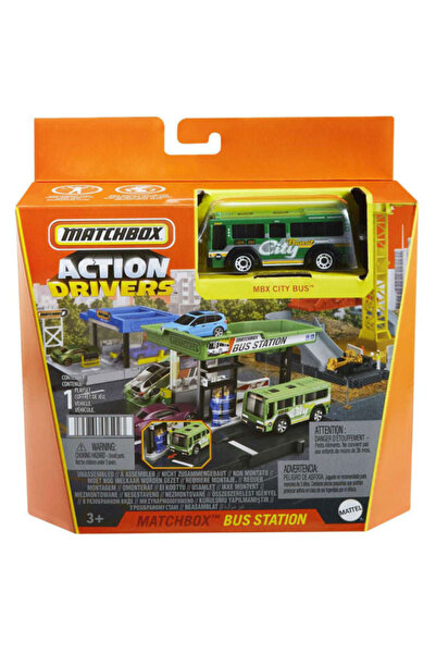 mattel Matchbox Action Drivers Playset, Bus Station