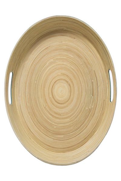 Five Simply Smart High-Quality Round Bamboo Tray