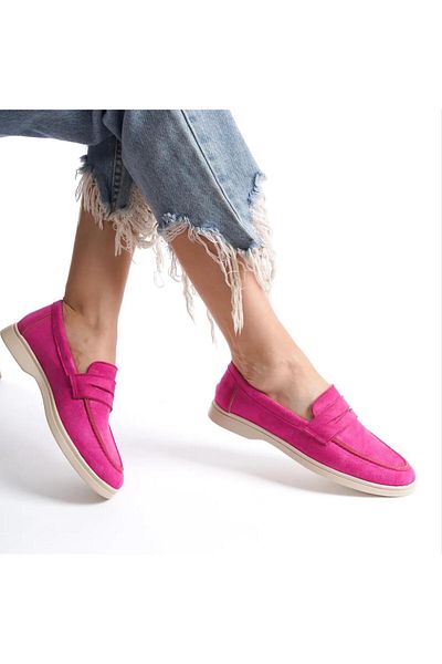 CERCİBAZAAR Colorful Women's Loafer Shoes – Comfortable and Stylish Casual Style