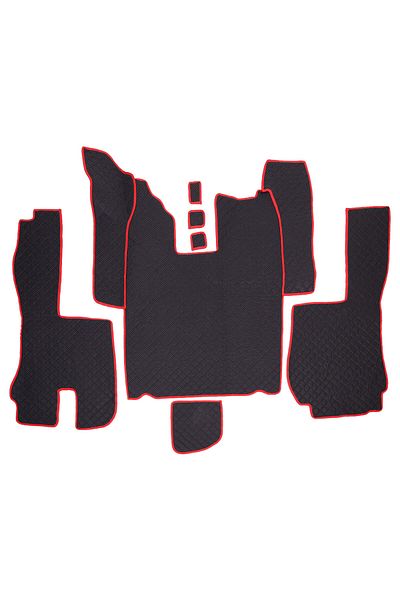 Umbrella Set Covorase Piele Ecologica Truck Umbrella Pentru Scania Seria R 2005-2013 Manual. Negru