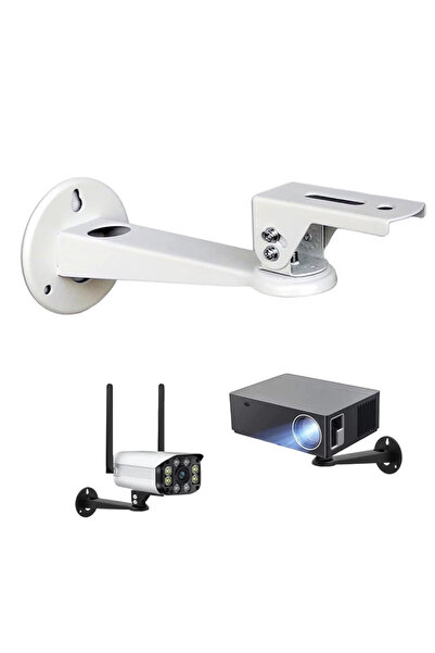 Microcase Metal Döner Başlıklı CCTV Kamera Projeksiyon Duvara Monte Askı Apar...