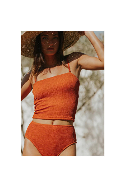 Lingerie Eross costum baie Crinkle M Orange
