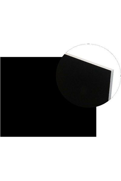 Roco Foam Board Black 100.00cm ( 3.28 ft ) X 70.00 cm ( 2.30 ft )