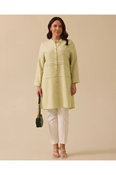 Gala-Xi Τούνικ με κουμπιά με λεπτομέρεια τσέπης σε μεγάλο μέγεθος