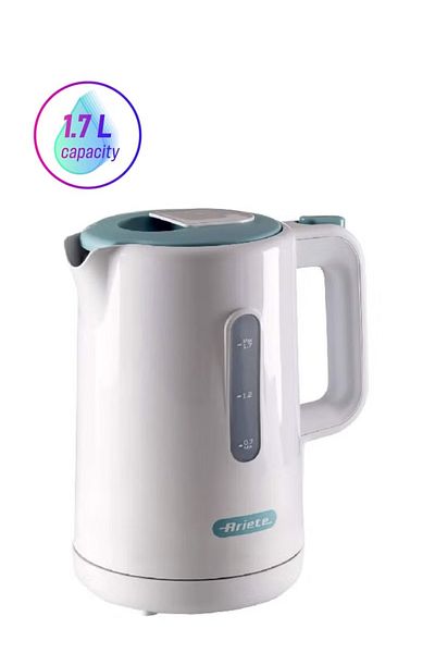 ARIETE Plastic Automatic Shutdown Cordless Automatic Shutdown Kettle 1.7 L 2200 W C284601ARAS White/Blue