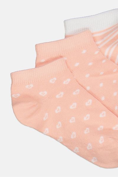 Bebe Toddlers Girl 5 Pairs Allover Print Ankle Socks, Multicolor
