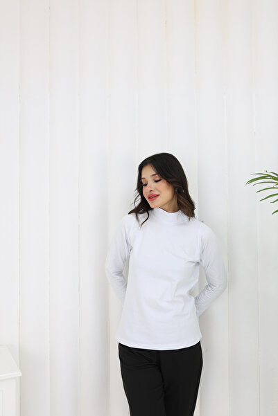 MODA AKGÜN ΜΑΚΡΥΜΑΝΙΚΟ ΒΑΜΒΑΚΙΕΡΟ ΕΝΔΥΜΑΤΟ ΜΕ ΛΟΥΡΙΑ ΚΑΙ ΛΟΥΡΙΑ ΣΤΟ ΜΕΣΑΙΟ