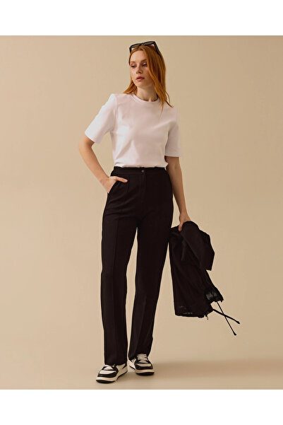SCL Düğmeli Geniş Paça Pantolon