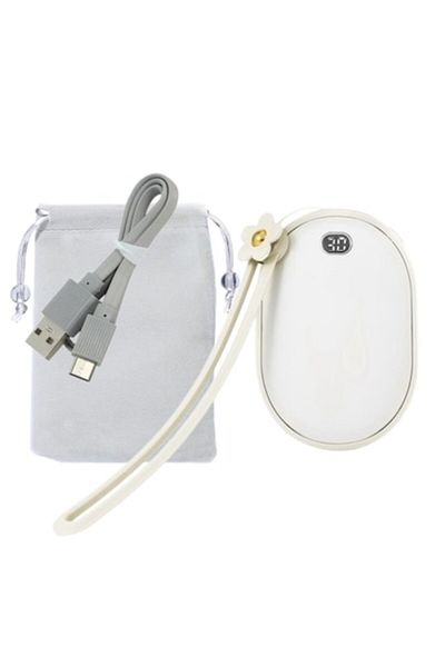İdeas4comfort Hand Warmer Ideas4Comfort with Powerbank 10000mAh, 12W, USB Type-C charging, 2 heating levels, up to