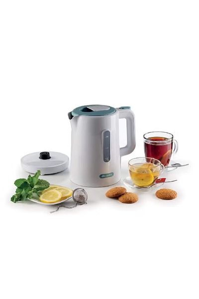 ARIETE Plastic Automatic Shutdown Cordless Automatic Shutdown Kettle 1.7 L 2200 W C284601ARAS White/Blue