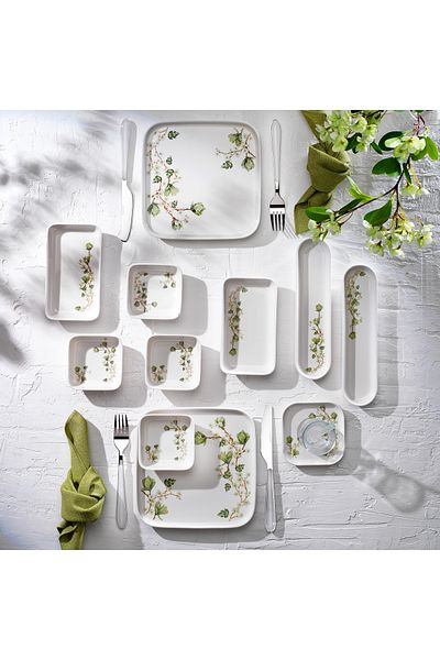 Schafer Luca Breakfast Set 32 Pieces-Green