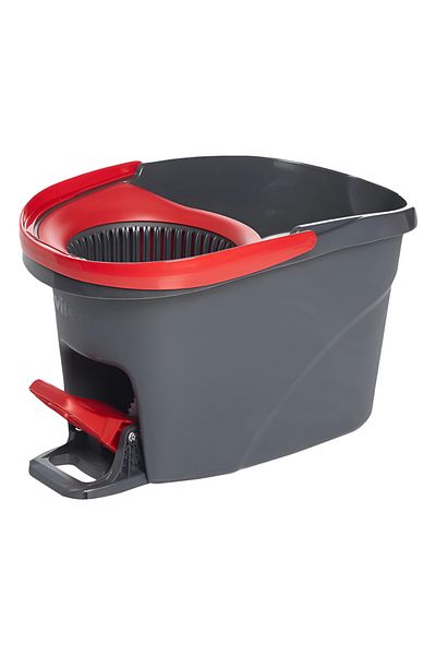 Vileda Triangular Shape Durable Wringer Mop with Foot Pedal Bucket Set