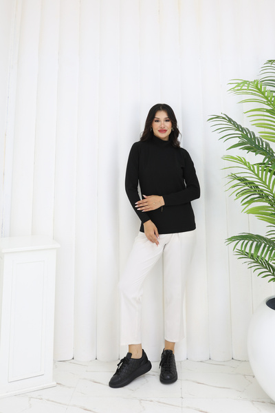 MODA AKGÜN ΜΑΚΡΥΜΑΝΙΚΟ ΒΑΜΒΑΚΙΕΡΟ ΕΝΔΥΜΑΤΟ ΜΕ ΛΟΥΡΙΑ ΚΑΙ ΛΟΥΡΙΑ ΣΤΟ ΜΕΣΑΙΟ