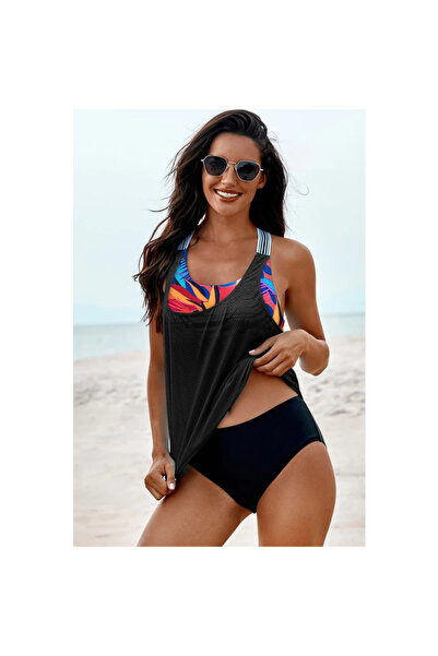 Lingerie Eross costum baie Tankinis S Black
