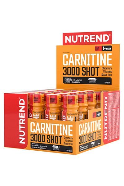 Nutrend Carnitine 3000 Shot 20X60 Ml Strawberry