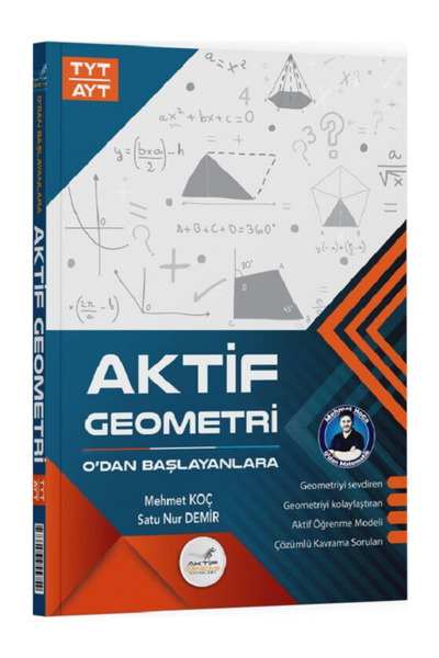 Evrensel İletişim Yayınları Aktif Öğrenme TYT - AYT Aktif GEOMETRİ 0'dan Başl...