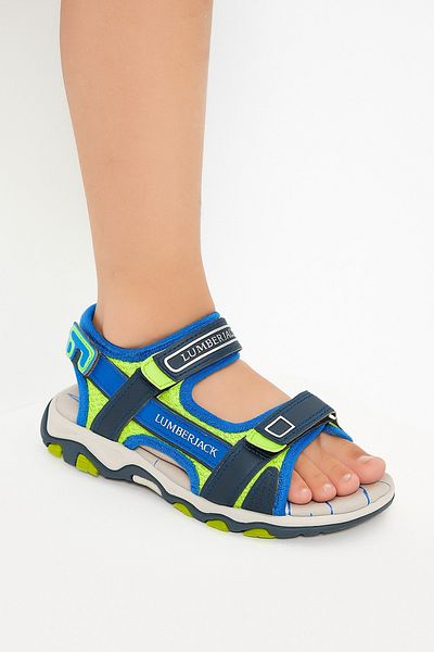 JOJO KIDS Boy's Velcro Sports Sandals, Soft Sole, Anti-Skid Floor Sandals