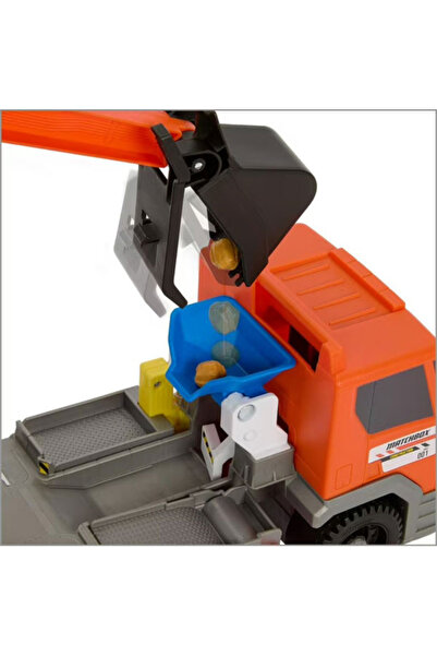 mattel Matchbox Action Drivers Playset, Transforming Excavator Truck with Mini Car
